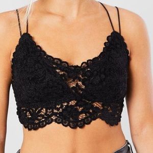 Free People One Celine velvet Bralette
